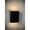 OVALIS sienas lampa 16x8x20 cm E14 2x9W melna (Lucide)