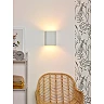 OVALIS sienas lampa 16x8x20 cm E14 2x9W balta (Lucide)