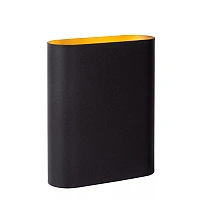 OVALIS sienas lampa 16x8x20 cm E14 2x9W melna (Lucide)