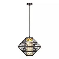 PASQUINO pendant light Ø40 cm 1xE27 40 W black (Lucide)