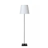 PENDIO floor lamp E27 black with white shade (Lucide)