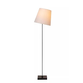 PENDIO stāvlampa E27 melna ar baltu abažūru (Lucide)