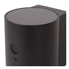 PERTH solar outdoor wall light with PIR motion and day/night sensors, solar LED, 1 W, 100 lm, 2700/3000 K, black (Lucide)