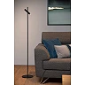 PHILON dimmējama LED stāvlampa lasīšanai 4,5 W 3000K melna (Lucide)