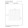 PHOENIX piekaramā lampa G9 LED 8×3W 2700K kafijas tonī (Lucide)