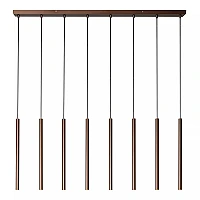 PHOENIX piekaramā lampa 8xG9 10 W kafijas (Lucide)