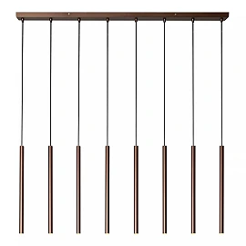 PHOENIX piekaramā lampa 8xG9 10 W kafijas (Lucide)