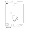 PILAR outdoor wall light 1 x 6 W E27 black (Lucide)