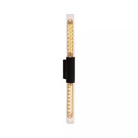 PILAR Wall light Indoor/Outdoor 2x6W E27 IP54 Black (Lucide)