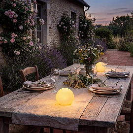 PINO rechargeable outdoor table lamp LED 1x1W white (Lucide)
