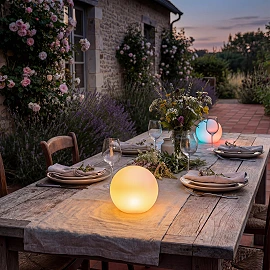 PINO rechargeable outdoor table lamp LED 1x1.5W white (Lucide)