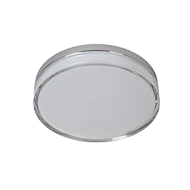PLANO bathroom flush ceiling light Ø28 cm LED dimmable 16W opal (Lucide)