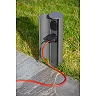 POWERPOINT outdoor socket column Type F IP44 anthracite (Lucide)