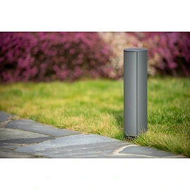 POWERPOINT outdoor socket column Type F IP44 anthracite (Lucide)