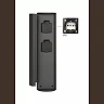 POWERPOINT outdoor socket column Type F IP44 anthracite (Lucide)