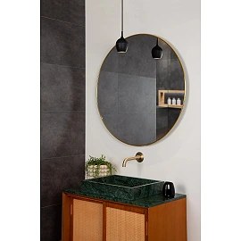 PRESTON bathroom pendant light Ø10 1 x 50 W GU10 IP44 black (Lucide)