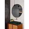 PRESTON bathroom pendant light Ø10 1 x 50 W GU10 IP44 black (Lucide)