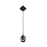 PRESTON bathroom pendant light Ø10 1 x 50 W GU10 IP44 black (Lucide)