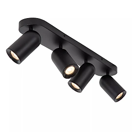 PUNCH Ceiling spotlight 70 cm × 11 cm × 11 cm 4x35W Black (Lucide)