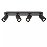 PUNCH Ceiling spotlight 70 cm × 11 cm × 11 cm 4x35W Black (Lucide)