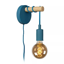 POLA Children wall light 1xE27 60W Blue (Lucide)