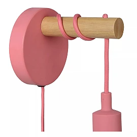 POLA Children wall light Ø12 1xE27 60W Pink (Lucide)