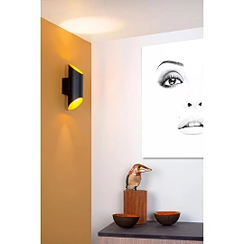QUIRIJN sienas lampa Ø10 cm 1 x 40 W G9 melna (Lucide)