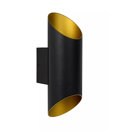 QUIRIJN sienas lampa Ø10 cm 1 x 40 W G9 melna (Lucide)