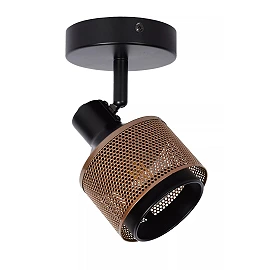 Griestu prožektors RAFA 1xE14 40W melna (Lucide)