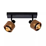 RAFA Ceiling spotlight 13,5x10,5 cm 2xE14 black (Lucide)