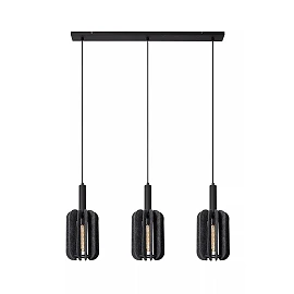 RAFAL Pendant light 3xE27 grey (Lucide)