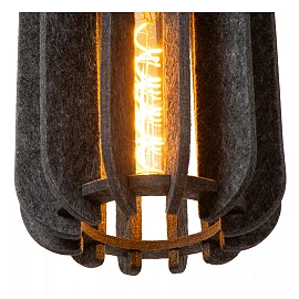 RAFAL Pendant light 3xE27 grey (Lucide)
