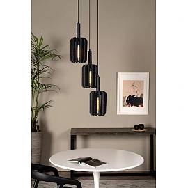 RAFAL Pendant light Ø50 cm 3xE27 grey (Lucide)