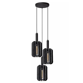 RAFAL Pendant light Ø50 cm 3xE27 grey (Lucide)