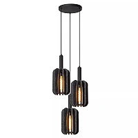 RAFAL Pendant light Ø50 cm 3xE27 grey (Lucide)