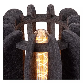 RAFAL Table lamp Ø23 cm E27 grey (Lucide)