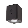 RAMIN solar outdoor wall light with PIR motion and day/night sensors, solar LED, 1 W, 100 lm, 2700/3000 K, black (Lucide)