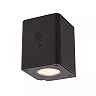RAMIN solar outdoor wall light with PIR motion and day/night sensors, solar LED, 1 W, 100 lm, 2700/3000 K, black (Lucide)