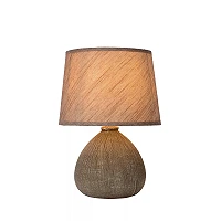 RAMZI Table lamp Ø18 cm 1xE14 brown (Lucide)