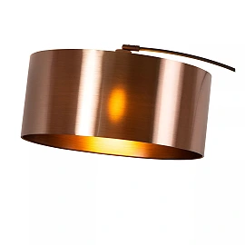 RANKOS stāvlampa ar izliektu statīvu 38x12 cm 1xE27 melna (Lucide)