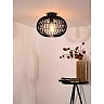 REDA Flush ceiling light Ø32cm 1x40W E27 black (Lucide)