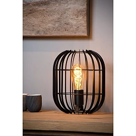 REDA table lamp Ø22 cm 1xE27 40 W black (Lucide)