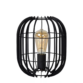 REDA table lamp Ø22 cm 1xE27 40 W black (Lucide)