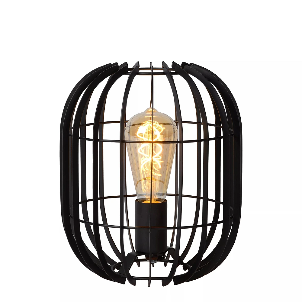 REDA table lamp Ø22 cm 1xE27 40 W black (Lucide)