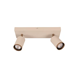 REGINA ceiling spotlight 2xGU10 taupe (Lucide)