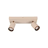 REGINA ceiling spotlight 2xGU10 taupe (Lucide)