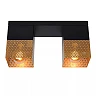 RENATE flush ceiling light 32 cm 2 x E27 brass/black (Lucide)