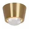 RIGON flush ceiling light LED 7W 3000K matt gold / brass (Lucide)