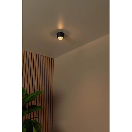 RIGON griestu lampa LED 6W 3000K melna (Lucide)