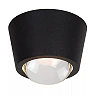 RIGON flush ceiling light LED 6W 3000K black (Lucide)